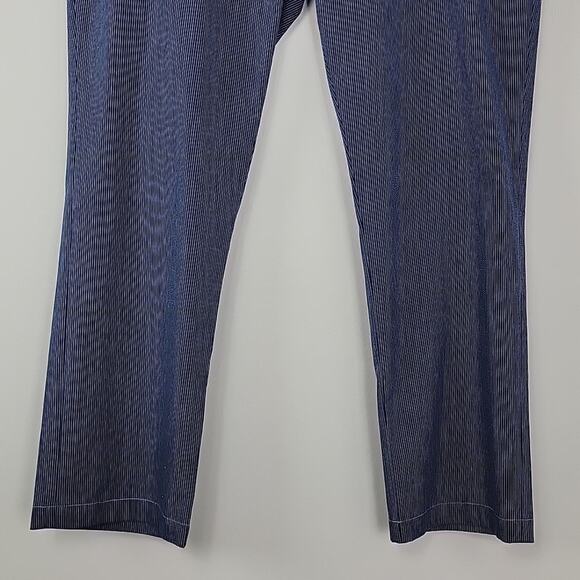 Max 'N Chester Jeffery B Indigo Fineline Blue Pinstripe Pants 36 RUNS SMALL - Picture 5 of 15